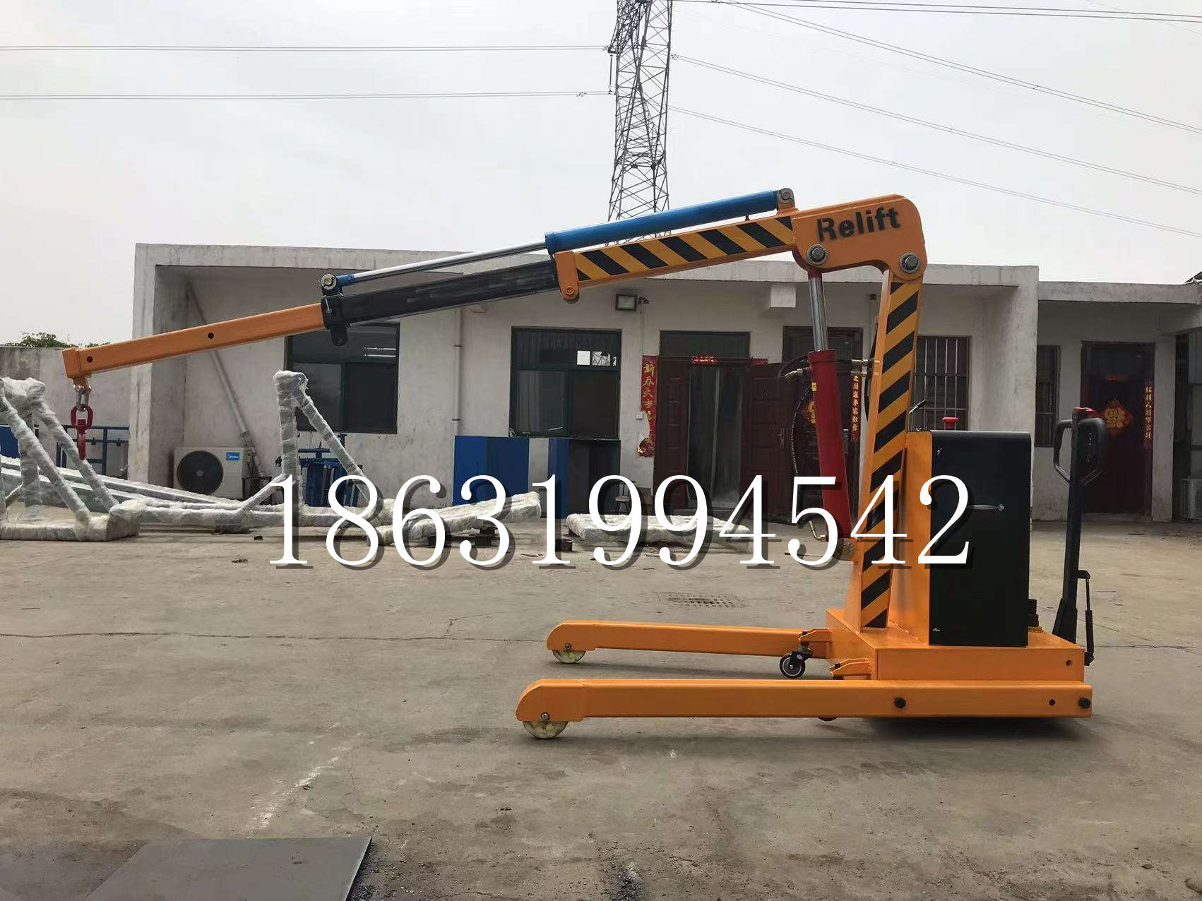 赛罕区久征定做3吨三轮随车吊 农用园林绿化移树吊 平板工程用小吊机